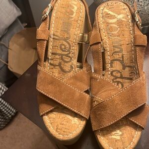 Sam Elderman platform heels size 9